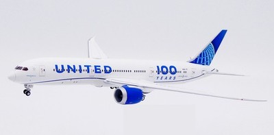 Gemini Jets 1:400 United Airlines Boeing 787-9 100 Years GJUAL2228 IN STOCK