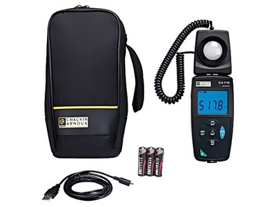 C.A 1110 Lichtmesser 0,1-200000lx 3% Bluetooth,USB -10-60°C IP50 CHAUVIN ARNOUX