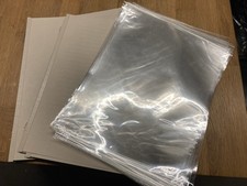 Lot Of 36 8.5x11 Strap Hinged Gray Scrapbook Refill Pages 18 Page Protectors