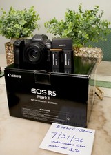 Canon R5 Mark ii with 50mm 1.8 Rf Extras Exce...