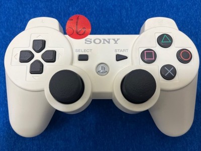 Sony PS3 DualShock 3 Wireless Controller   White OEM Original Tested
