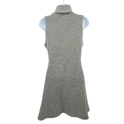 J.O.A. Sleeveless Turtleneck Knit Dress M Swing Mini Minimalist
