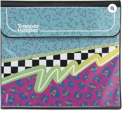 Mead Original Trapper Keeper Binder - 80s 90s Vintage Retro  Funky Style