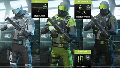 Monster Energy MW3 Skins 12 Codes