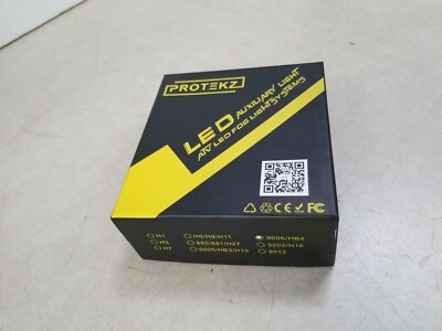 x2 Protekz LED Auxiliary Light 9006 HB4 6000K