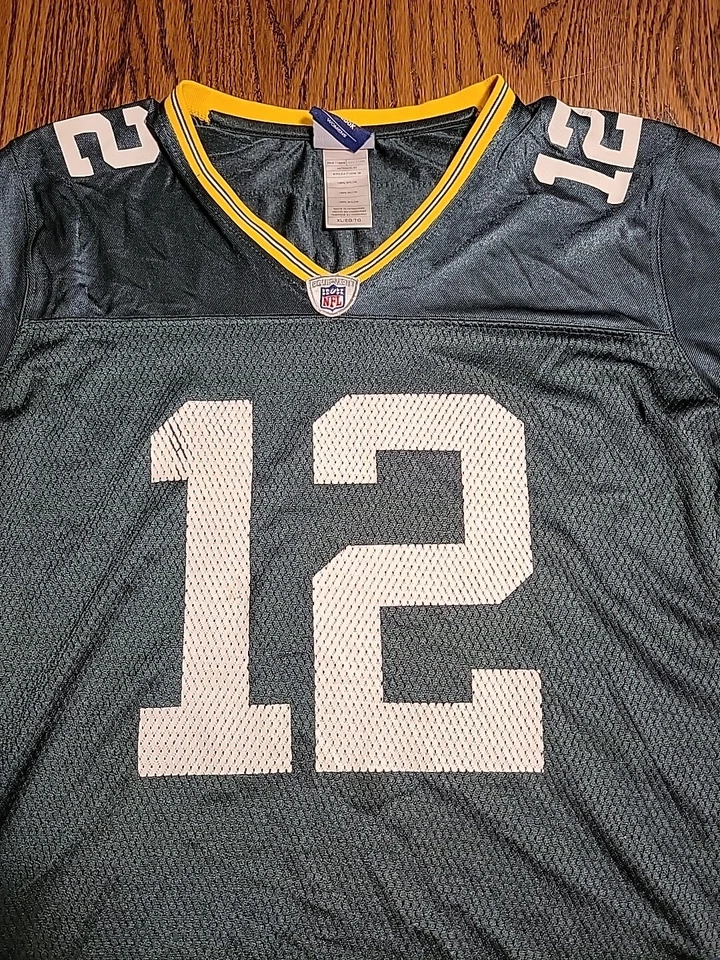 Футболка Reebok Aaron Rodgers Bay Packers NFL NO12 женская размер XL женская - Изображение 3 из 4