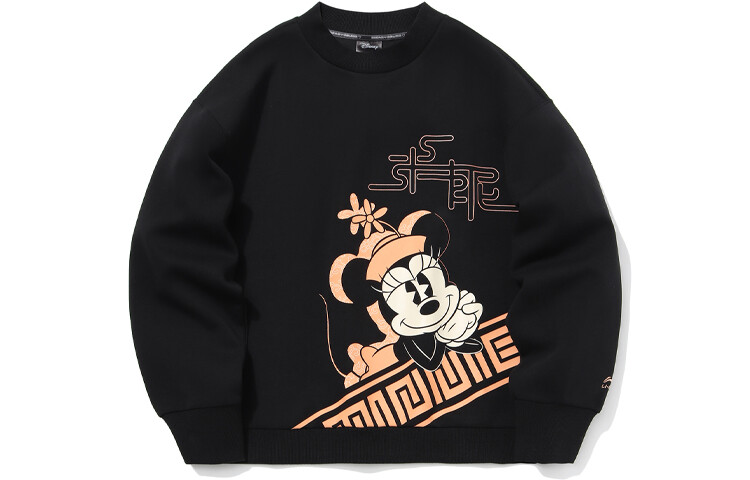 Спортивный пуловер свободного кроя с принтом из модной серии Disney Collaboration Fashion