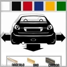 adesivo sticker peugeot 206 cc cabrio tuning down-out dub prespaziato,auto,moto