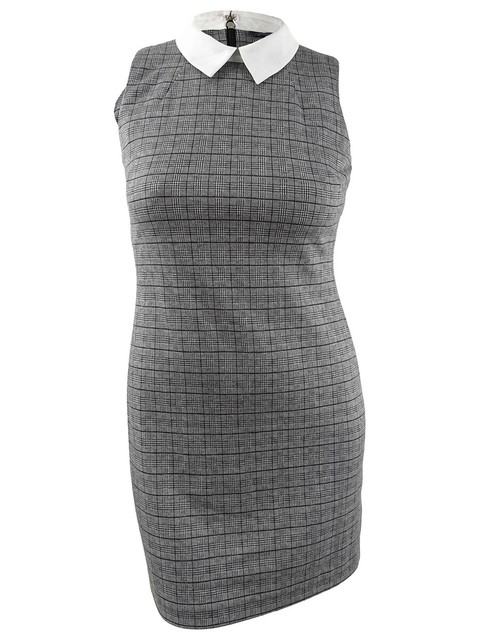 Tommy Hilfiger Women's Plaid Flutter-Sleeve Sheath Dress | eBay