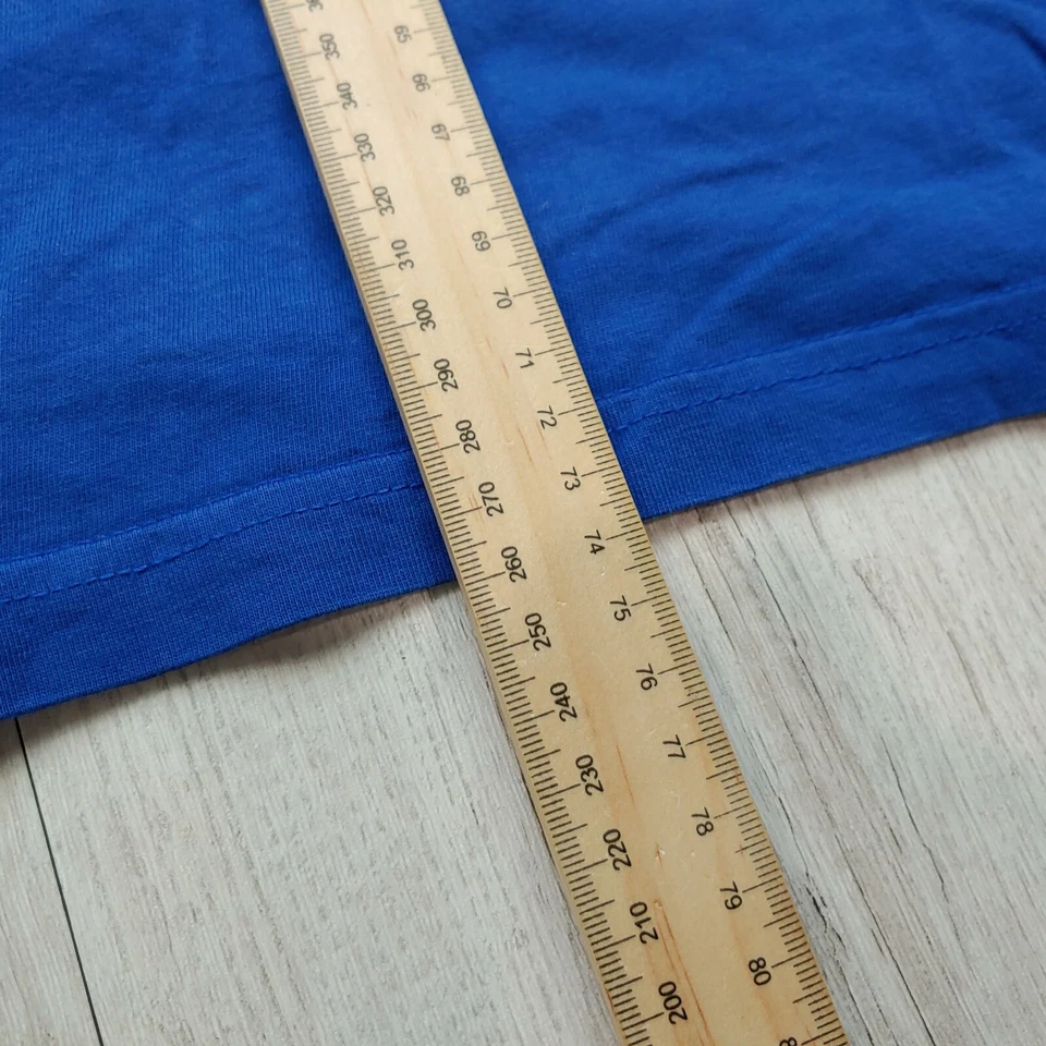 Gio-Goi Embroidered Star Patch Tee Graphic T-Shirt Men's XXL Streetwear Blue - Изображение 2 из 4