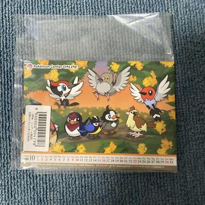 Pokemon Center Online Postcard October 2022 Mini Game Product Calendar  Anime 