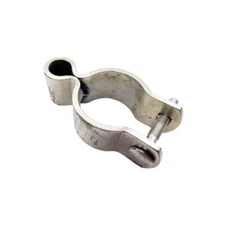 3/4" x 2" Heavy Duty Female Gate Post Round Hinge Bolt-on Zinc Plated