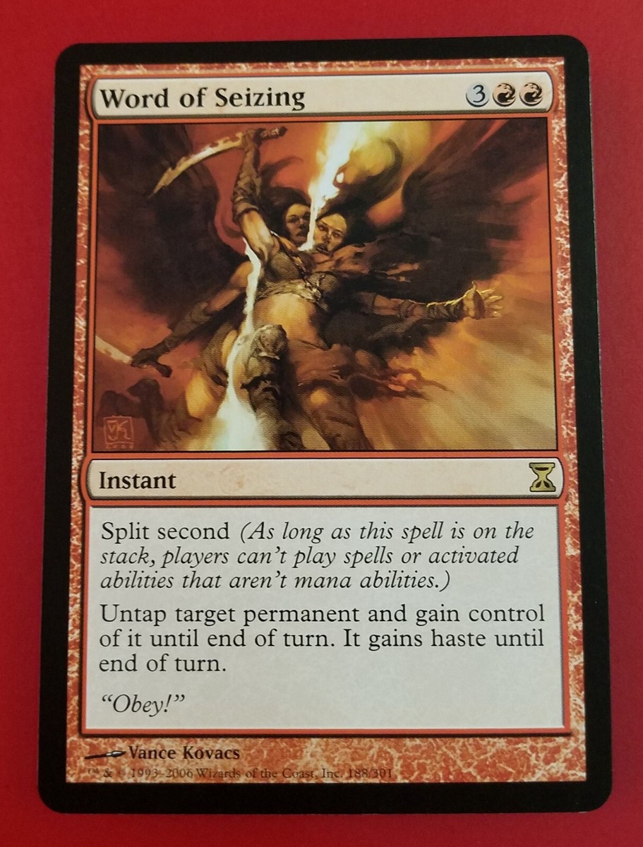 1x Word of Seizing | Time Spiral | MTG Magic Cards | eBay