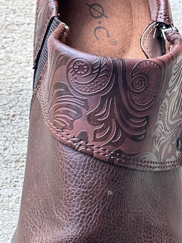 BOC Women’s Slip On Comfort Clogs Shoes Size 8.5 Brown/embossed Cate19 - Picture 13 of 13