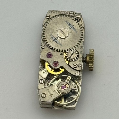 Mouvement De Montre Mécanique Manuel FHF 59-21 Secur Suisse - Avec Cadran & Aiguilles - Occasion