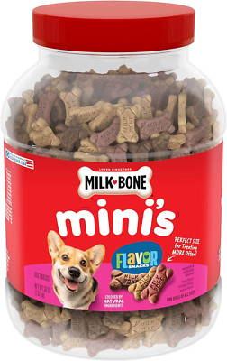 Mini'S Flavor Snacks Dog food Treats 36 Ounce Pet Vitamins Minerals Rich Food