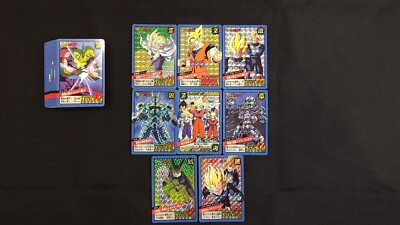 Dragon Ball z Super Battle Part 5 Full Set Made In Japan Dbz Power Level Bandai