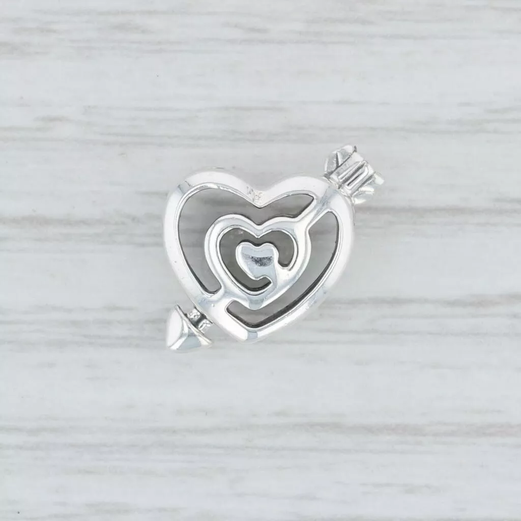 New Authentic Pandora Path to Love Charm 797814 Sterling Silver