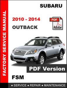 2011 subaru outback service manual