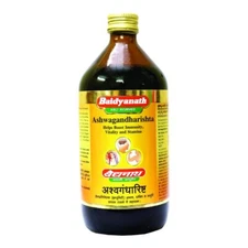 Baidyanath Ashwagandharishta Helps Boost immunity - 450 ml Pack + Free Shipping