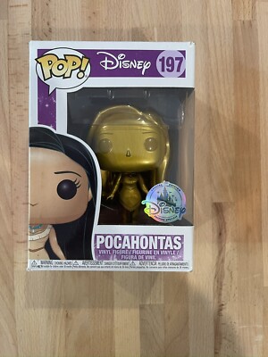 Funko Pop Pocahontas 197 Disney Special Edition Gold Series 8 Vinyl Figure