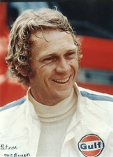 LE MANS STEVE MCQUEEN GREAT RARE PORTRAIT PHOTO