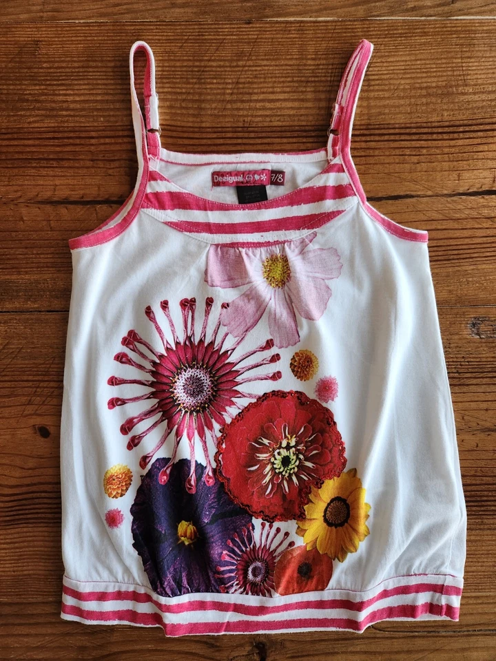 DESIGUAL Niñas 7/8 Embellecido Denim Falda y Top Dos Piezas Foto 3 de 4