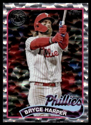 2024 Topps Series 2 1989 35th Silver Foil Bryce Harper #89B2-11