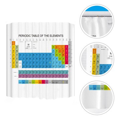 Periodensystem Dusche Vorhang Periodensystem Bad Vorhang Waschbar Dusche Vorhang