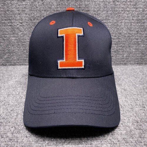 Illinois Fighting Illini Hat Cap Strap Back Mens NCAA College Captivating Blue