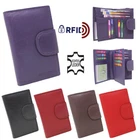 Genuine Leather Ladies Wallet Purse Wallet RFID Blocking