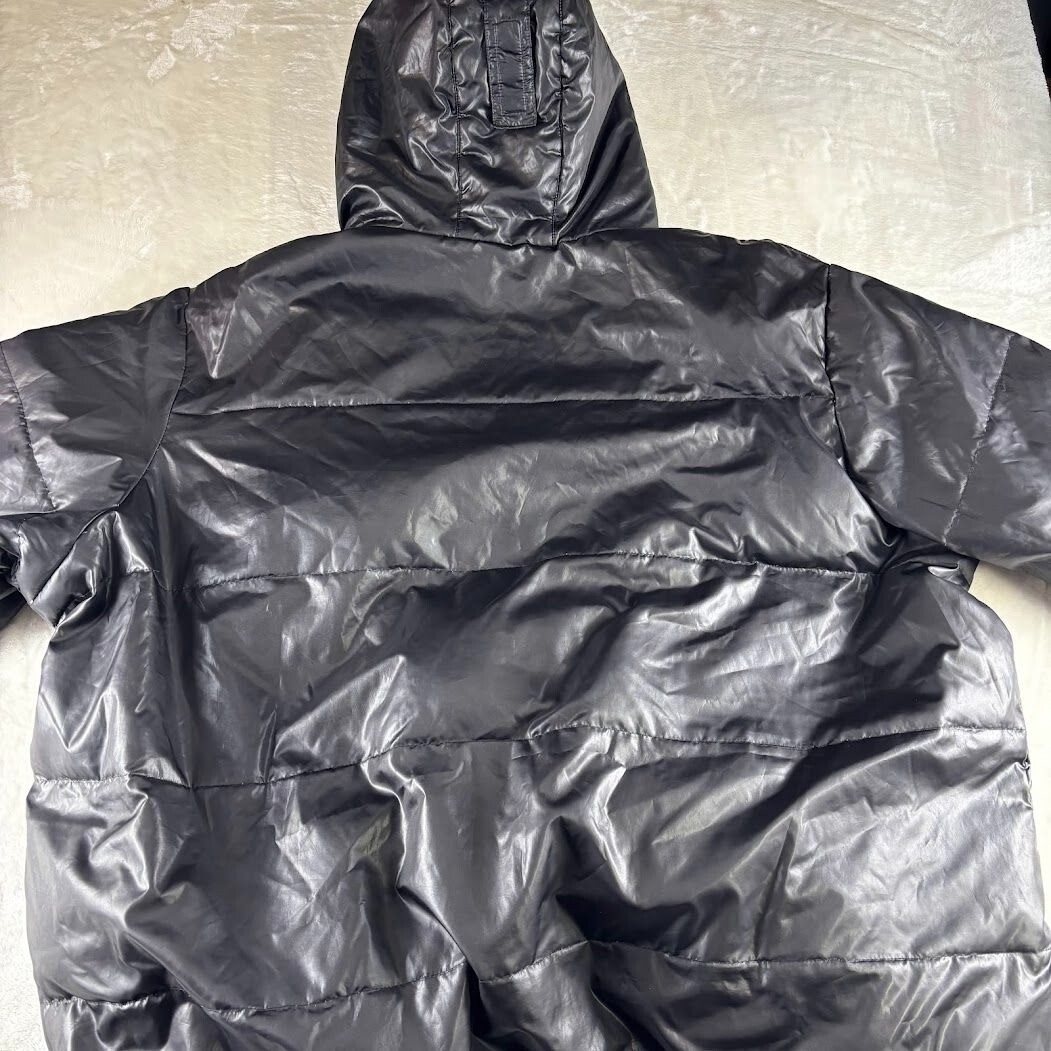 Sean John Puffer Jacket Men's 4X Hooded Black Coat Full Zip Sean John Puffer Jacket Men's 4X Hooded Black Coat Full Zip