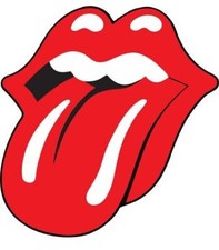 Rolling Stones Sticker tongue band album sticker pun