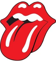 Rolling Stones Sticker tongue band album sticker pun