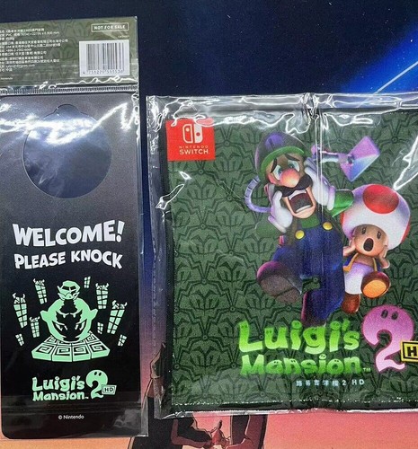 NS Luigi's Mansion 2 HD Pañuelo Casa Plato Colección Preorden Bonus Regalo - Imagen 1 de 8