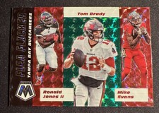 2020 Mosaic Ronald Jones II Mike Evans Tom Brady Green Prizm Flea Flicker #FF13