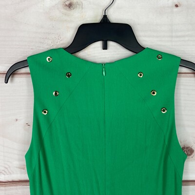 Sandro Paris Dress Womens 3 8 Green Grommet Fit And Flare Sleeveless Stretch | eBay Sandro Paris Dress Womens 3 8 Green Grommet Fit And Flare Sleeveless Stretch | eBay