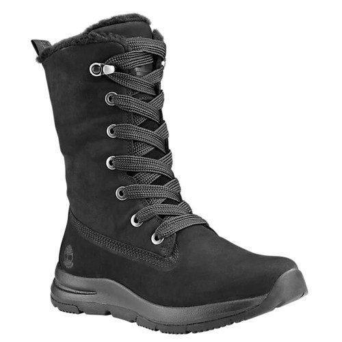 Timberland Mabel Town Mid Lace Waterproof Boot Women's Boots Black : 8 B