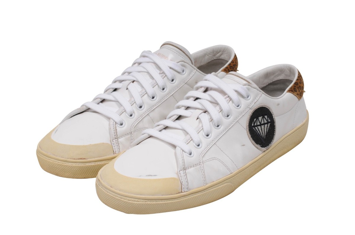 SAINT LAURENT シューズ 37 SAINT LAURENTサンローラン☆ローファー37ハーフBLKブラック