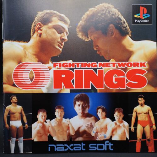 Sony PS1 Playstation Fighting Network Rings Wrestling With Spine Card Japan - Picture 1 of 5