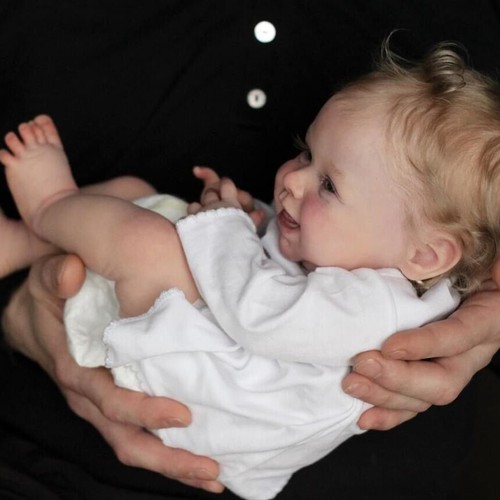 Smiling Reborn Baby Dolls 20" Real Life Newborn Toddler Cloth Body Lovely Gifts - Picture 6 of 6