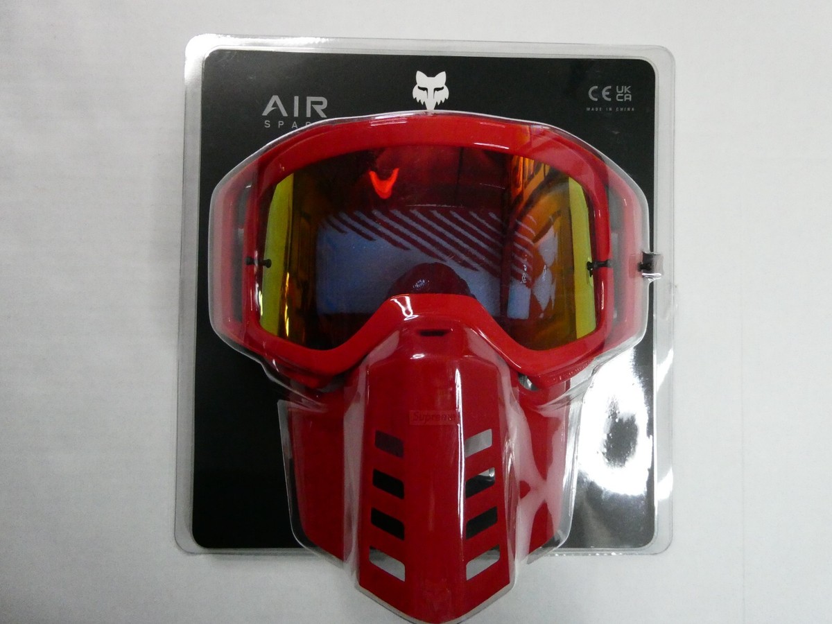 Supreme/Fox Racing Goggles in Red w/Face Shield (FW23 Supreme/Fox Racing Goggles in Red w/Face Shield (FW23