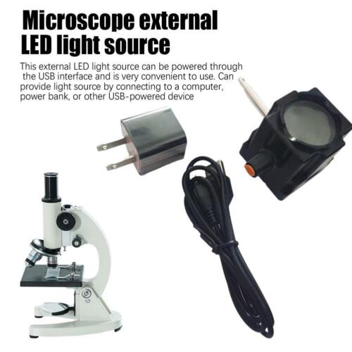 Microscope USB White LED Light Lighting for Stereo Microscope✨b - Foto 1 di 9