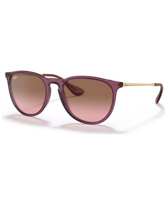 Ray Ban RB4171 Erika Sunglasses - Translucent Violet /Brown Gradient (IMPERFECT)