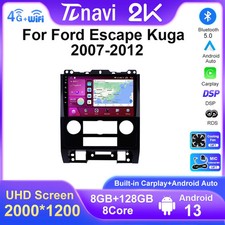 For Ford Escape 2007-2012 Android Auto CarPlay Car Radio GPS Stereo Video Player