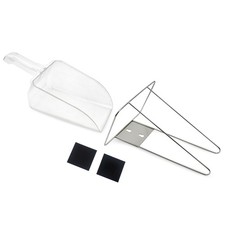 Commercial Ice Scoop w/ Metal Holder, 58-Fluid Ounces Capacity- Darware