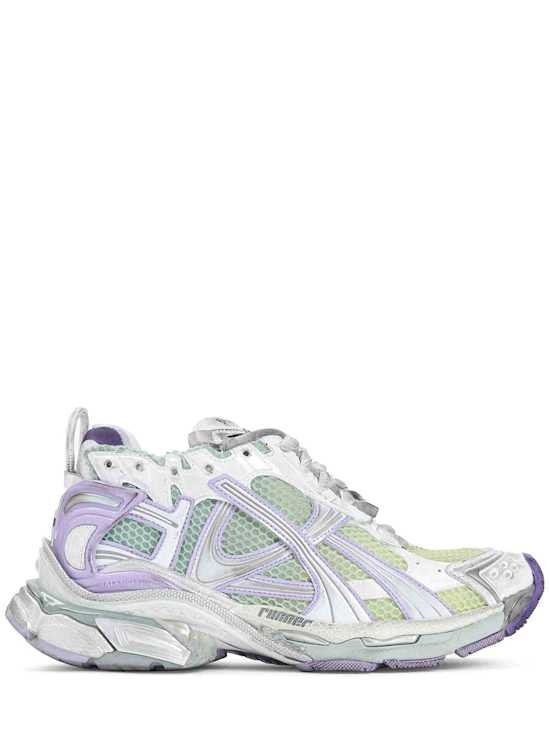 Balenciaga - Women - Sports sneakers with transparent details - Purple 202890₽
