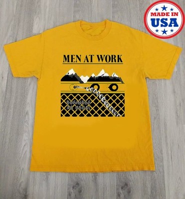 Men At Work Band Business As Usual T Shirt Full Size S-5XL Reprint ST2398
