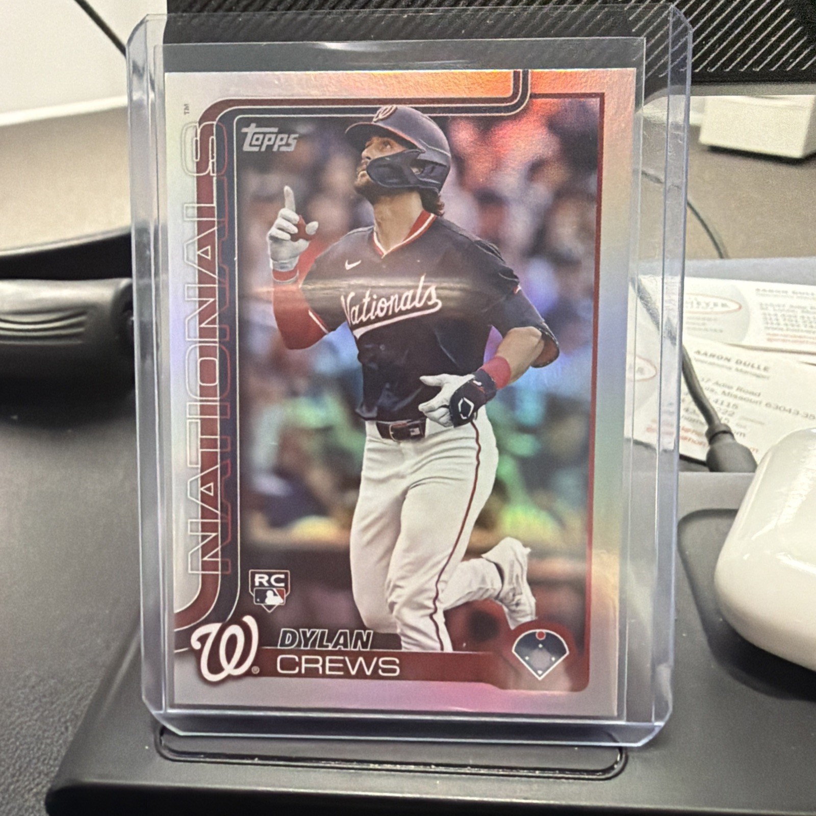 2025 Topps Series 1 Dylan Crews #74 Rainbow Foilboard (RC)