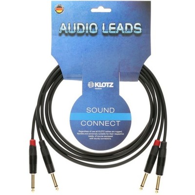 Klotz KMPP0300 KeyMaster Twin-Instrumentenkabel 3 m - Instrumentenkabel